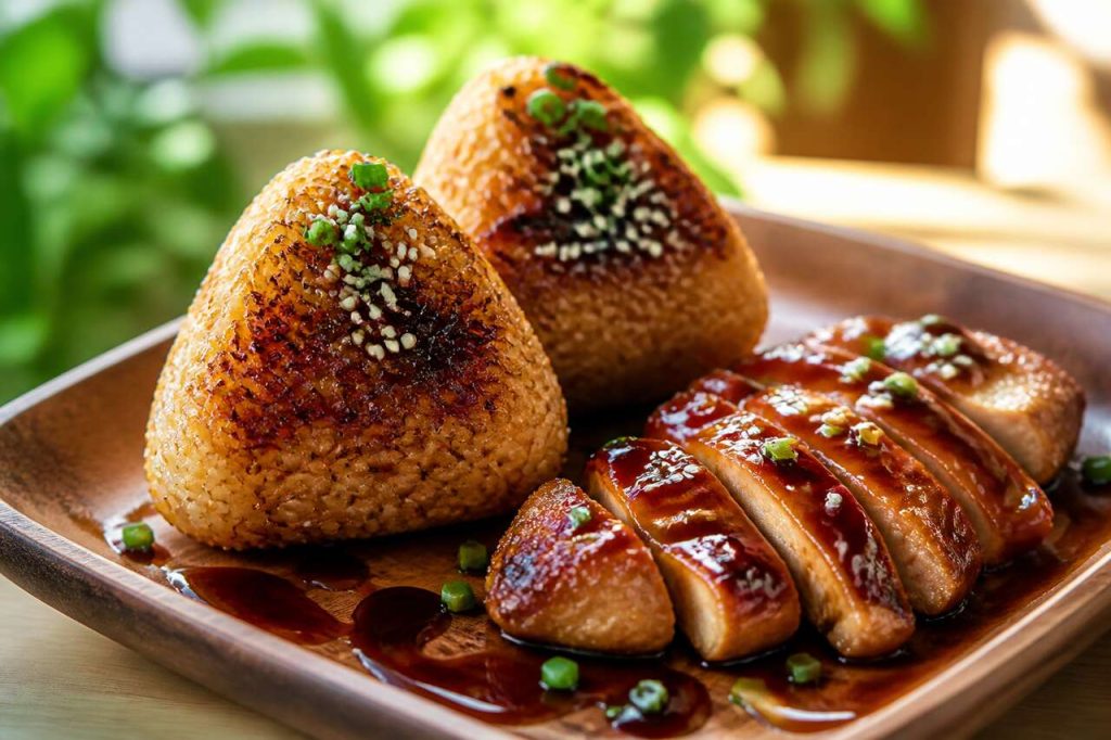 Yaki onigiri : recette poulet teriyaki savoureuse