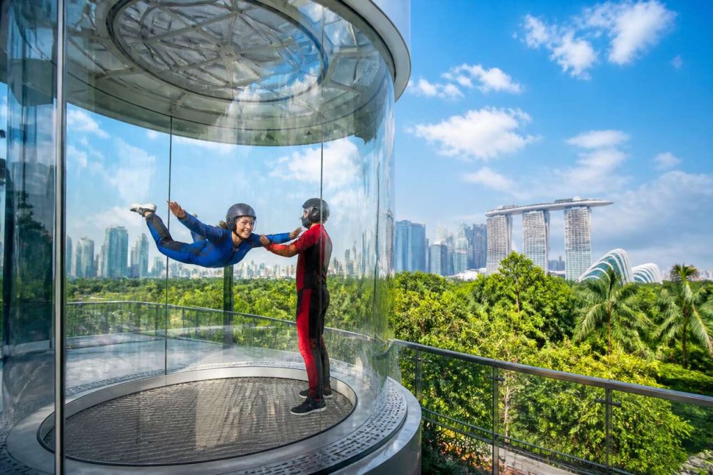 IFly : expérience de chute libre à Singapour