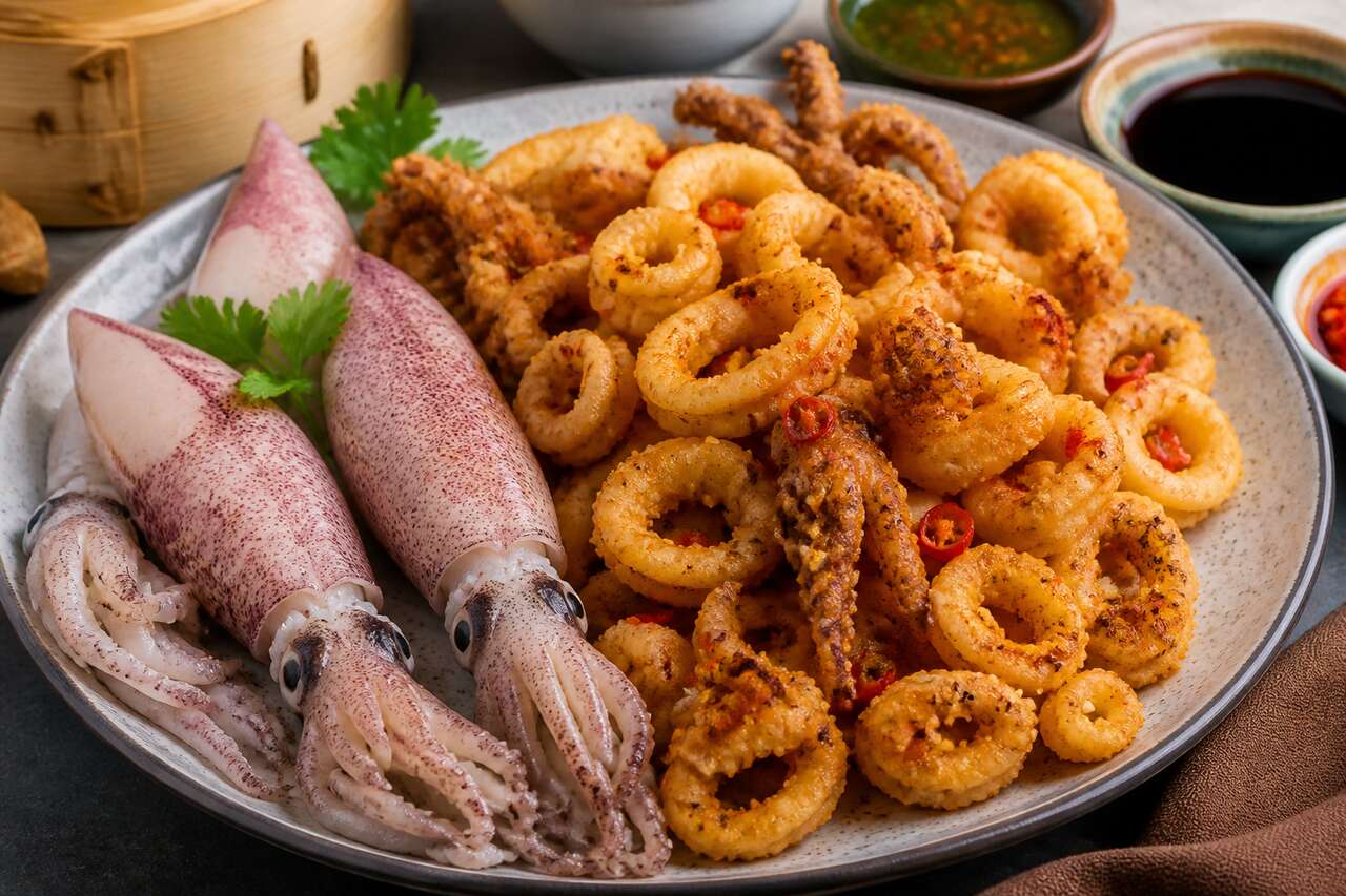 Calamars frits style Dim Sum : recette gourmande