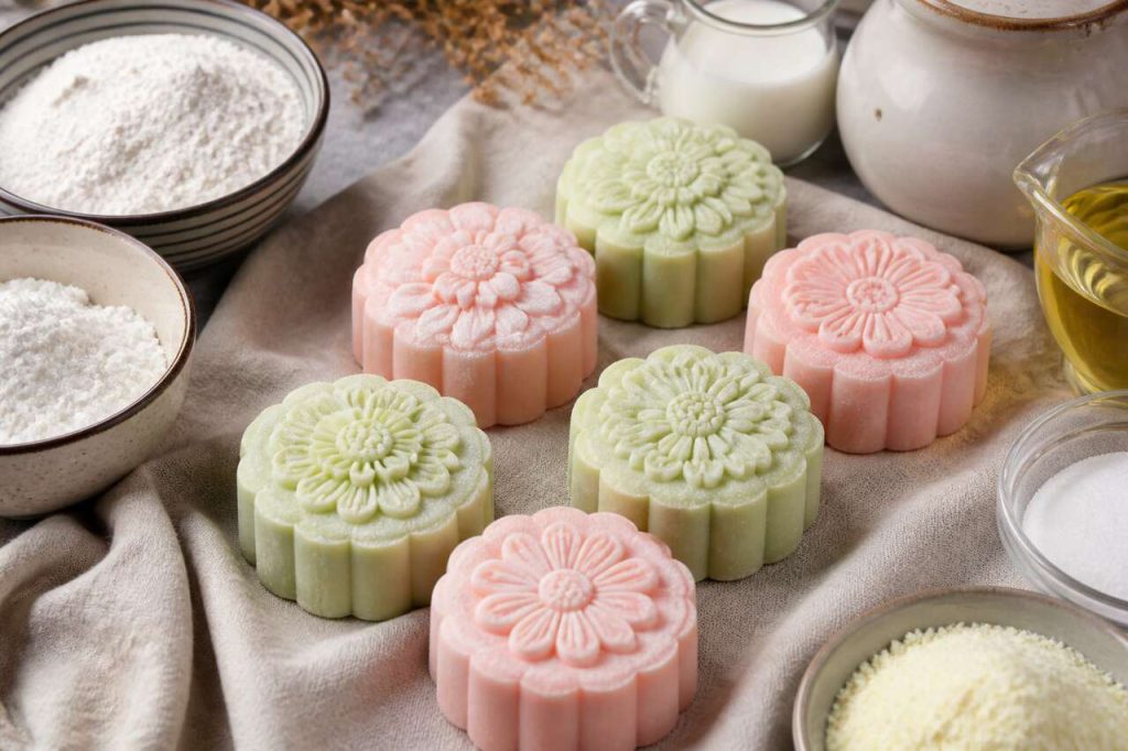 Recette facile de snow mooncake : gâteaux de lune à faire chez soi